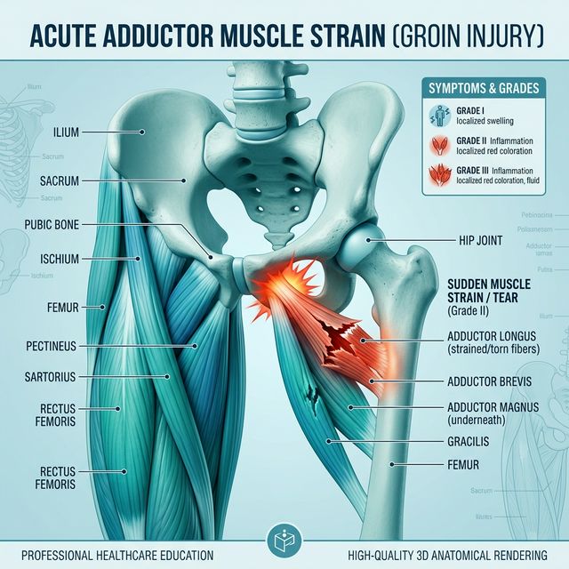 Liesblessure (Adductoren tendinopathie)