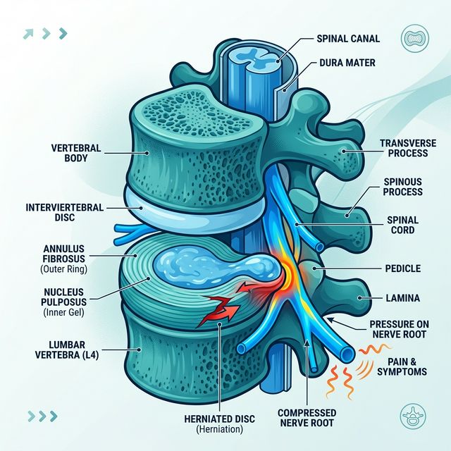 Hernia: symptomen, behandeling en fysiotherapie