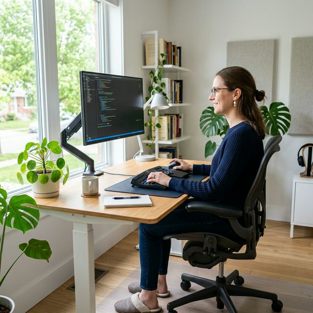 Houdingsklachten door thuiswerken: ergonomie tips van de fysiotherapeut